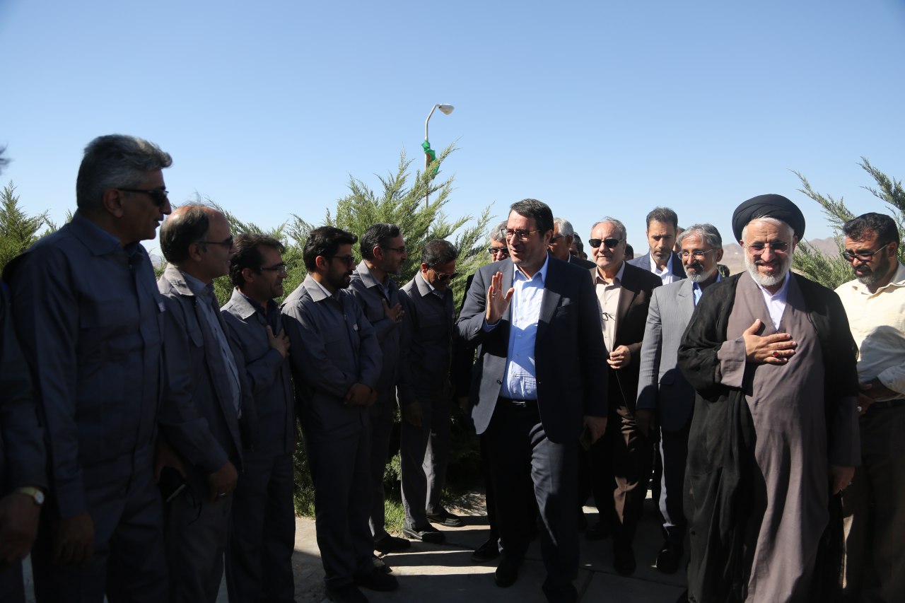 بازدید وزیر صمت از طرح توسعه و خط تولید کویرتایر