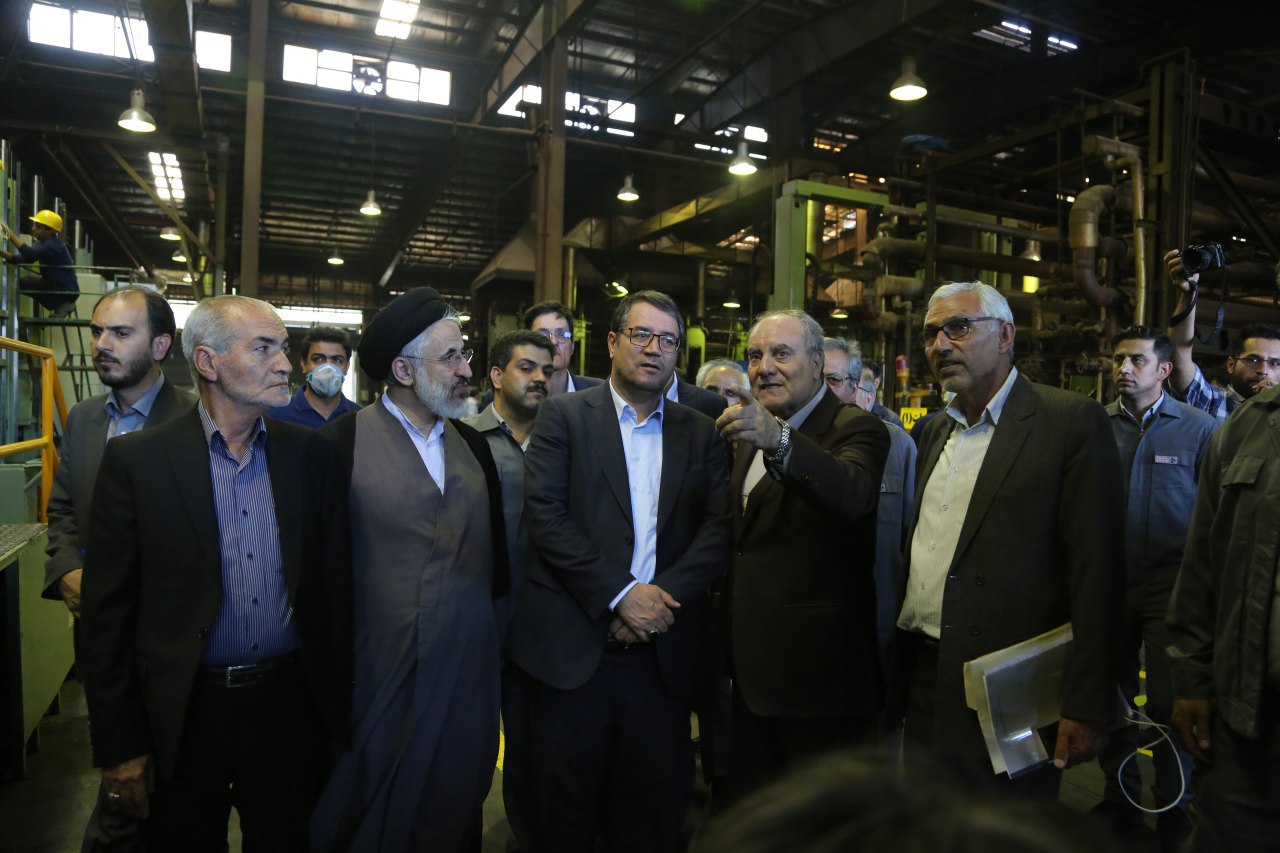 بازدید وزیر صمت از طرح توسعه و خط تولید کویرتایر